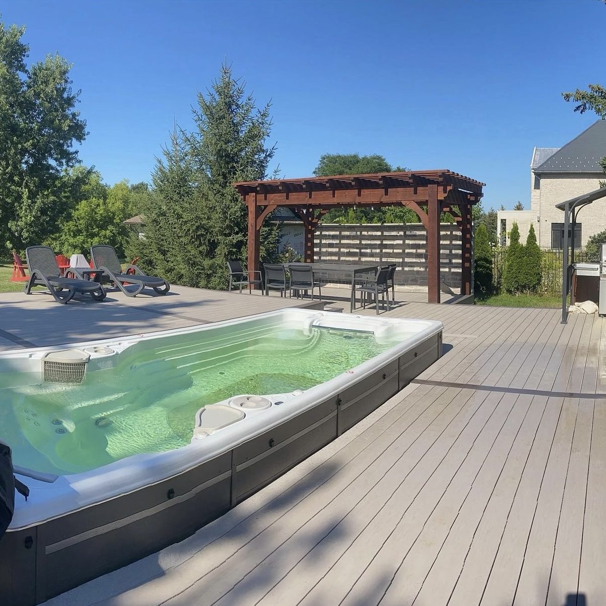 Swim Spas project by Conscape Canada